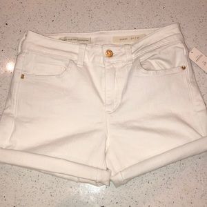 White Anthropologie Denim Shorts